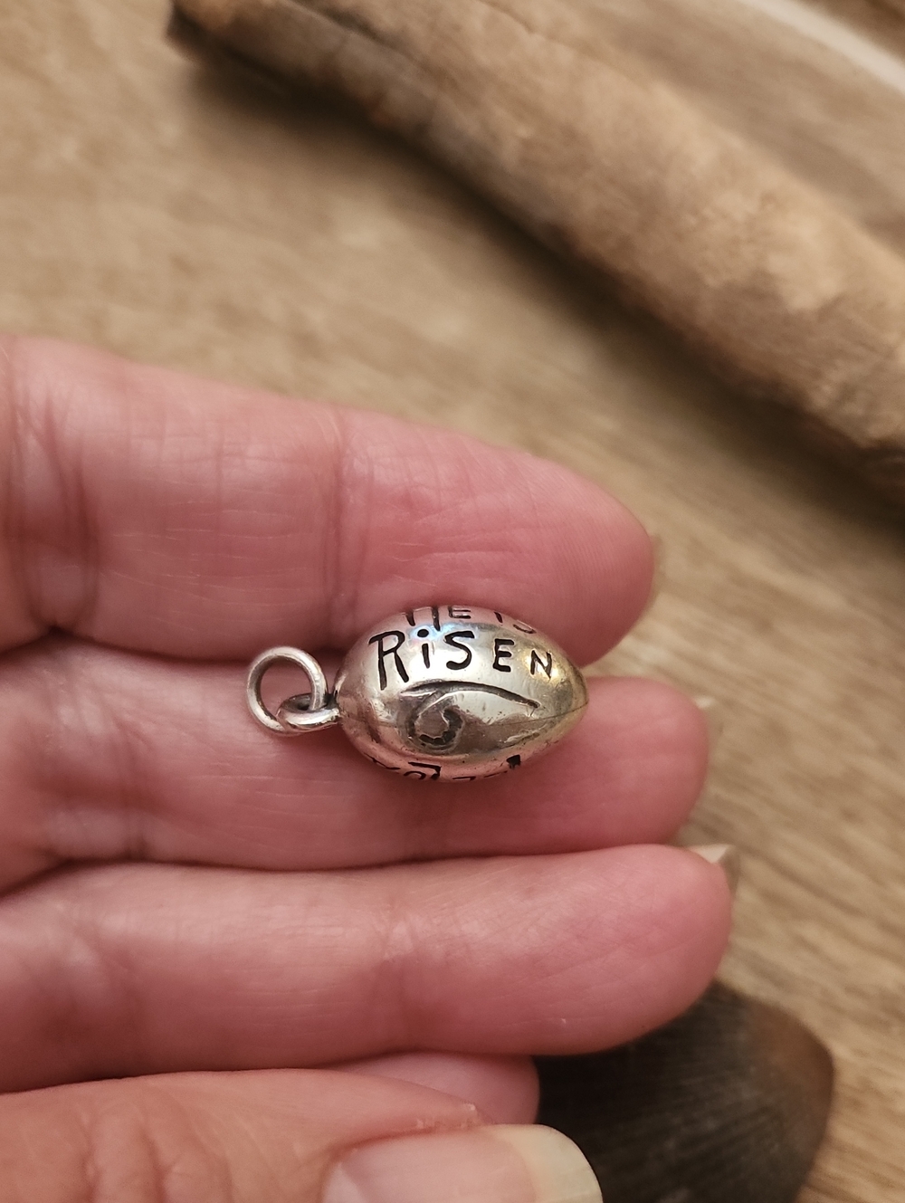James Avery He Is Risen Charm Vintage Sterling Silver - Picture 6 of 6